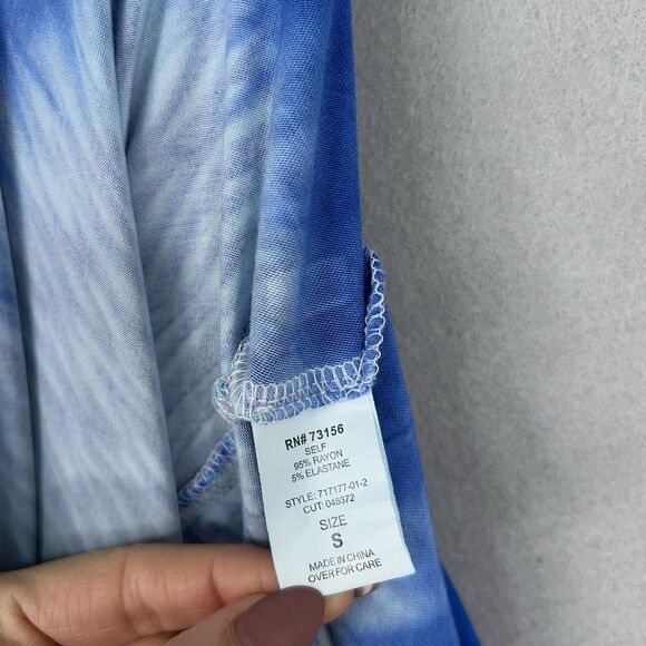 Athleta Dress Womens Small Blue Reef Print Dreamin Resort Coastal Vacay Casual - Picture 5 of 13